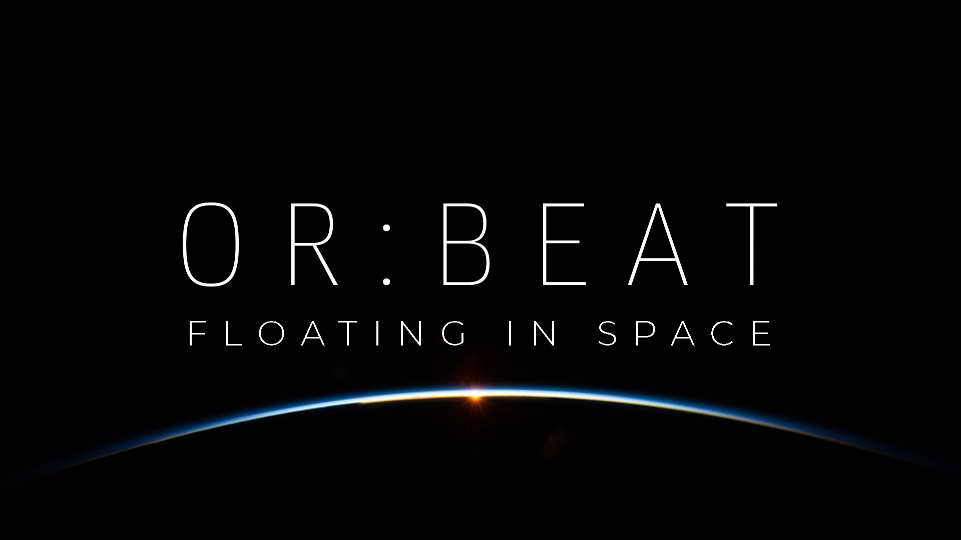 OR:BEAT floating in space